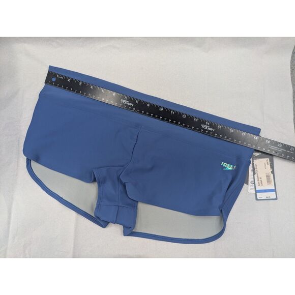 Speedo Active Women's Solid Boyshort Swimsuit Bottom Bright Cobalt sz XL NWT - Picture 7 of 10